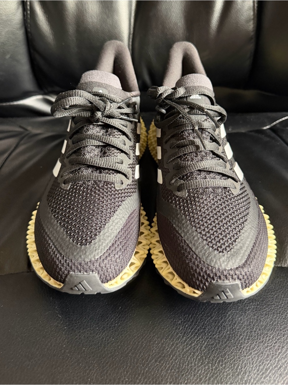 Adidas 4DFWD 2  Black Running  Boost GX9266 Women’s 8 NWOB (Discolored Soles)